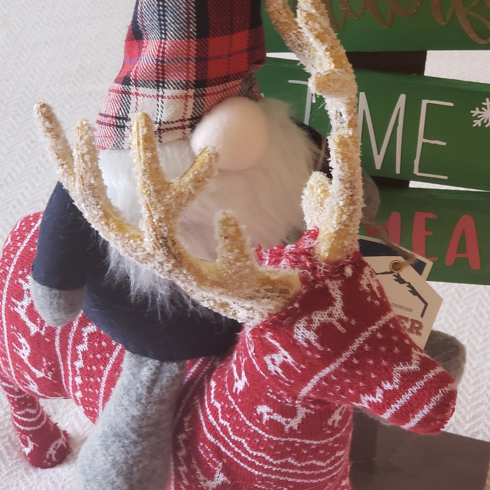 Jingle Bell the Nordic Gnome Holiday Decor